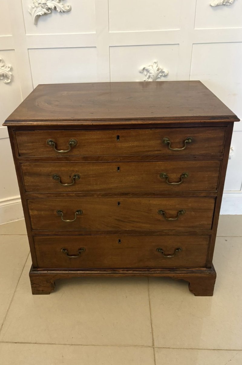 Antique George III Quality Mahogany Chest of 4 Drawers